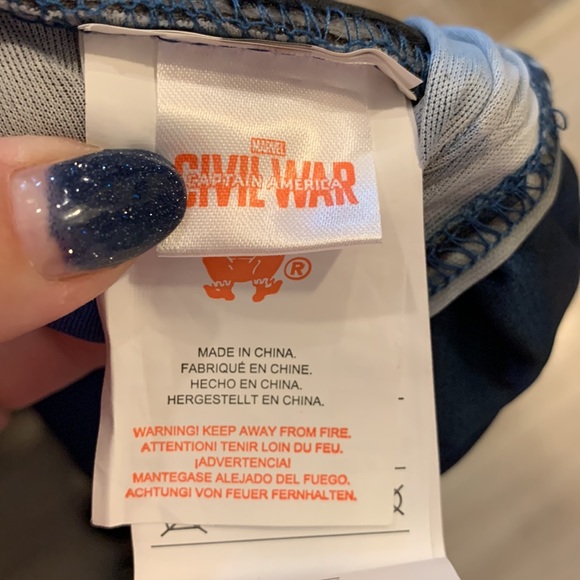 NWT Captain America 3 piece set Halloween dress up - Picture 7 of 8